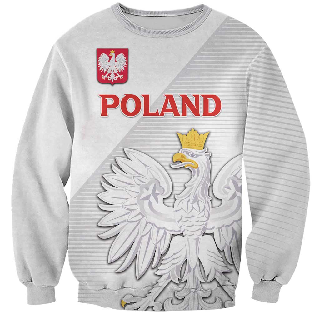 Custom Poland Football Sweatshirt Bialo-Czerwoni Go Champion