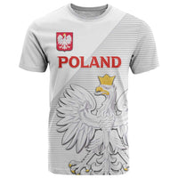 Custom Poland Football T Shirt Bialo-Czerwoni Go Champion