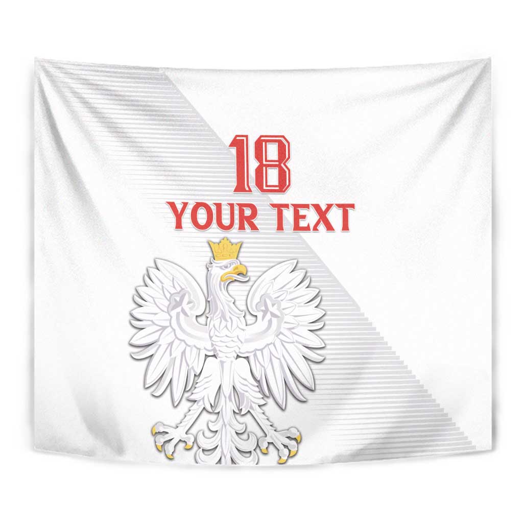 Custom Poland Football Tapestry Bialo-Czerwoni Go Champion