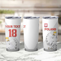 Custom Poland Football Tumbler Cup Bialo-Czerwoni Go Champion