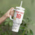 Custom Poland Football Tumbler With Handle Bialo-Czerwoni Go Champion