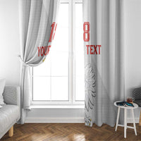 Custom Poland Football Window Curtain Bialo-Czerwoni Go Champion