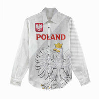 Custom Poland Football Women Casual Shirt Bialo-Czerwoni Go Champion