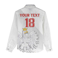 Custom Poland Football Women Casual Shirt Bialo-Czerwoni Go Champion