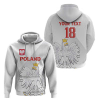 Custom Poland Football Zip Hoodie Bialo-Czerwoni Go Champion