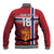 Custom Norway Football Baseball Jacket Norges Herrelandslag i Fotball