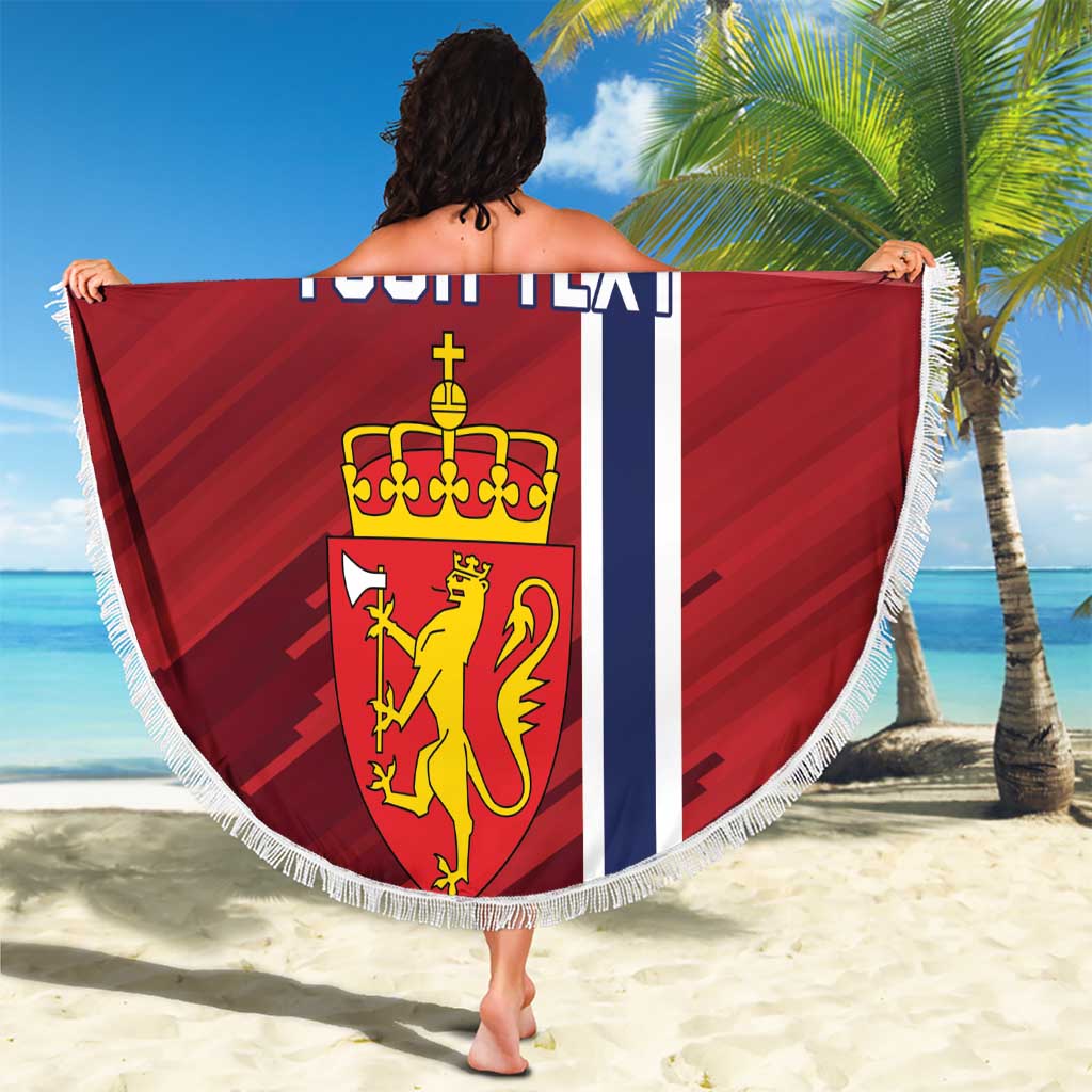 Custom Norway Football Beach Blanket Norges Herrelandslag i Fotball