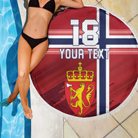 Custom Norway Football Beach Blanket Norges Herrelandslag i Fotball