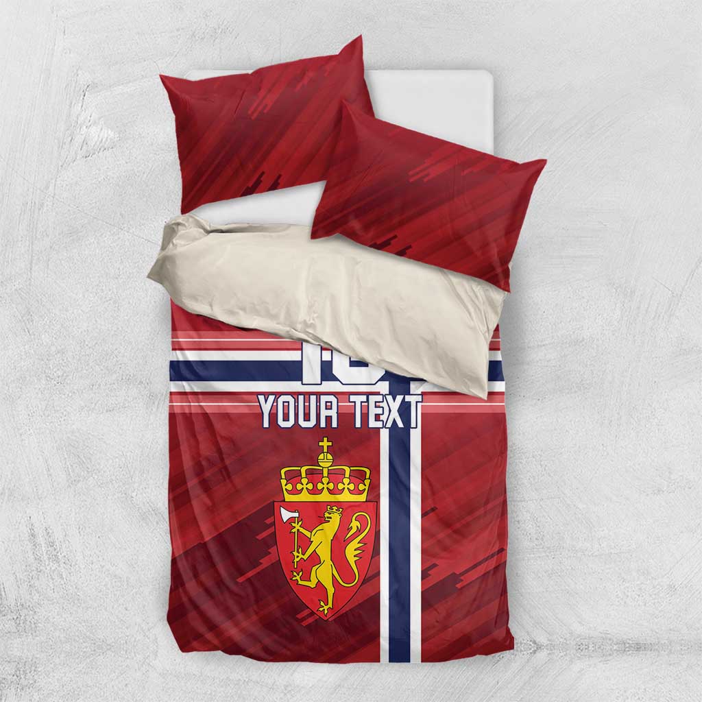 Custom Norway Football Bedding Set Norges Herrelandslag i Fotball