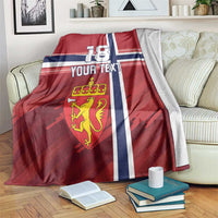 Custom Norway Football Blanket Norges Herrelandslag i Fotball