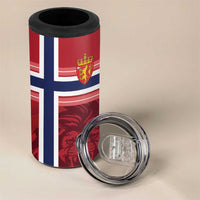 Custom Norway Football 4 in 1 Can Cooler Tumbler Norges Herrelandslag i Fotball