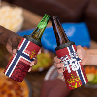 Custom Norway Football 4 in 1 Can Cooler Tumbler Norges Herrelandslag i Fotball