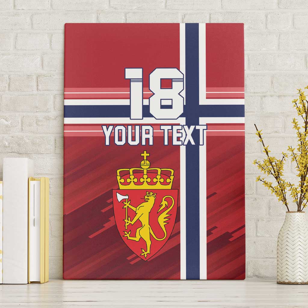 Custom Norway Football Canvas Wall Art Norges Herrelandslag i Fotball