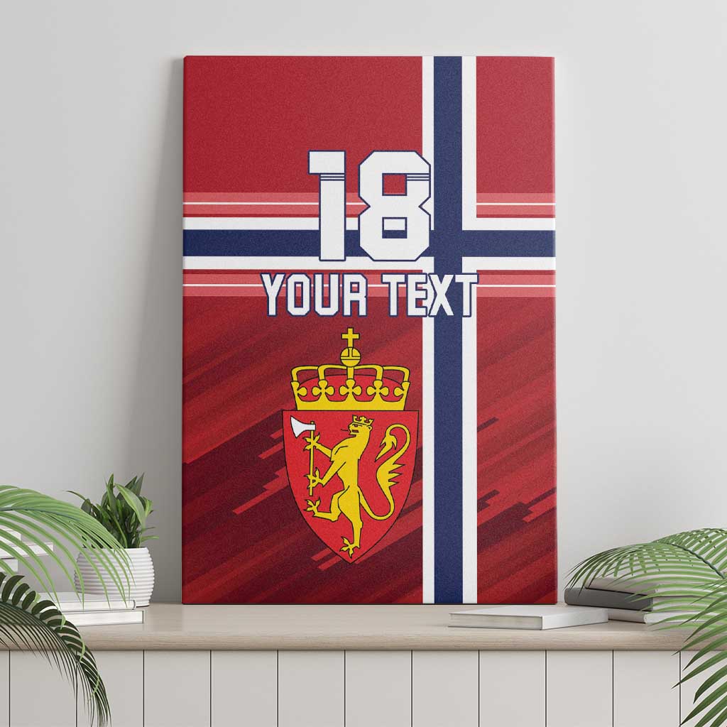 Custom Norway Football Canvas Wall Art Norges Herrelandslag i Fotball