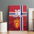 Custom Norway Football Canvas Wall Art Norges Herrelandslag i Fotball