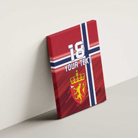 Custom Norway Football Canvas Wall Art Norges Herrelandslag i Fotball