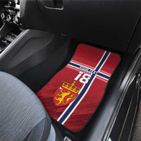 Custom Norway Football Car Mats Norges Herrelandslag i Fotball