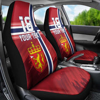 Custom Norway Football Car Seat Cover Norges Herrelandslag i Fotball