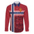 Custom Norway Football Family Matching Puletasi and Hawaiian Shirt Norges Herrelandslag i Fotball