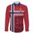 Custom Norway Football Family Matching Short Sleeve Bodycon Dress and Hawaiian Shirt Norges Herrelandslag i Fotball