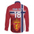 Custom Norway Football Family Matching Tank Maxi Dress and Hawaiian Shirt Norges Herrelandslag i Fotball