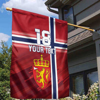 Custom Norway Football Garden Flag Norges Herrelandslag i Fotball