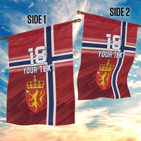 Custom Norway Football Garden Flag Norges Herrelandslag i Fotball
