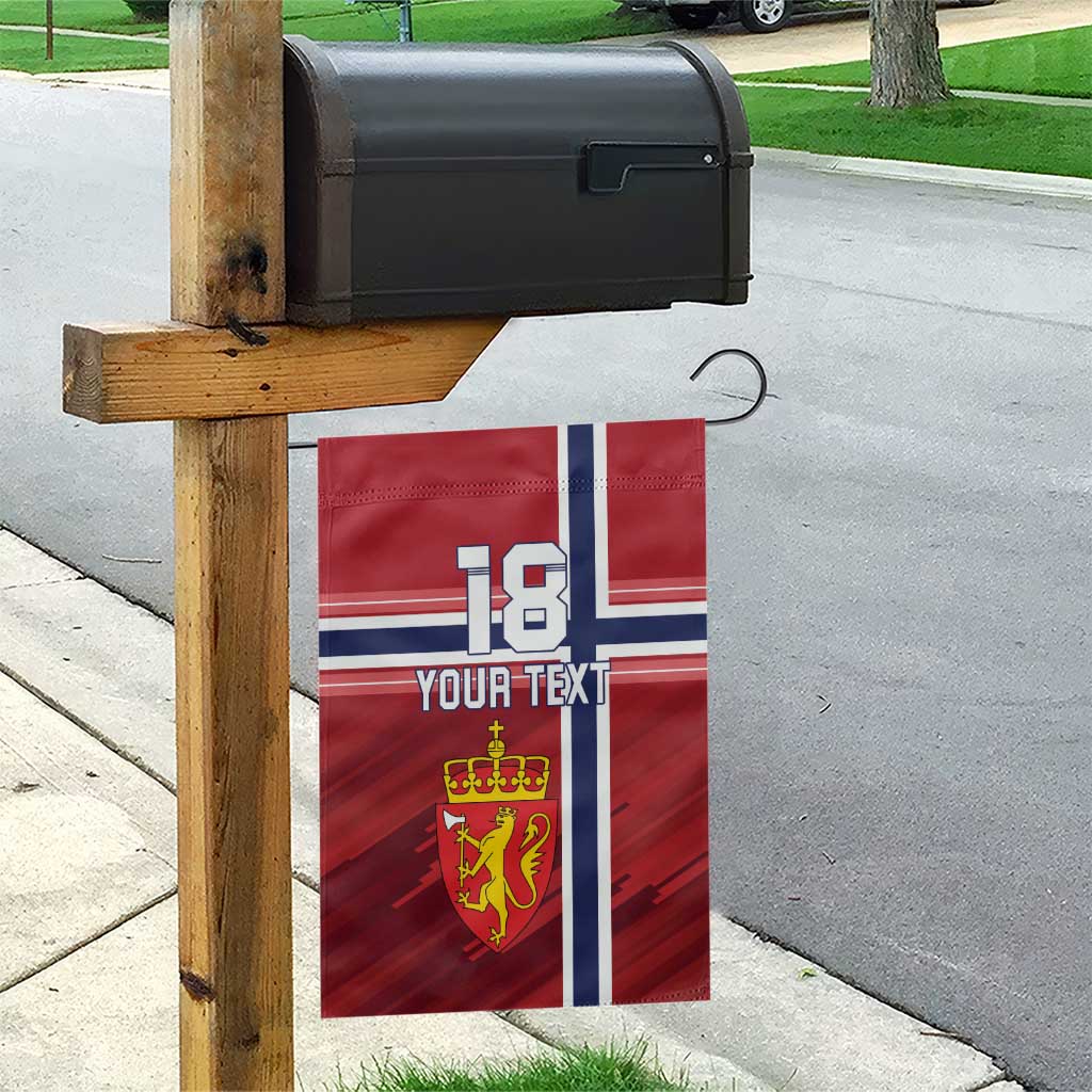 Custom Norway Football Garden Flag Norges Herrelandslag i Fotball