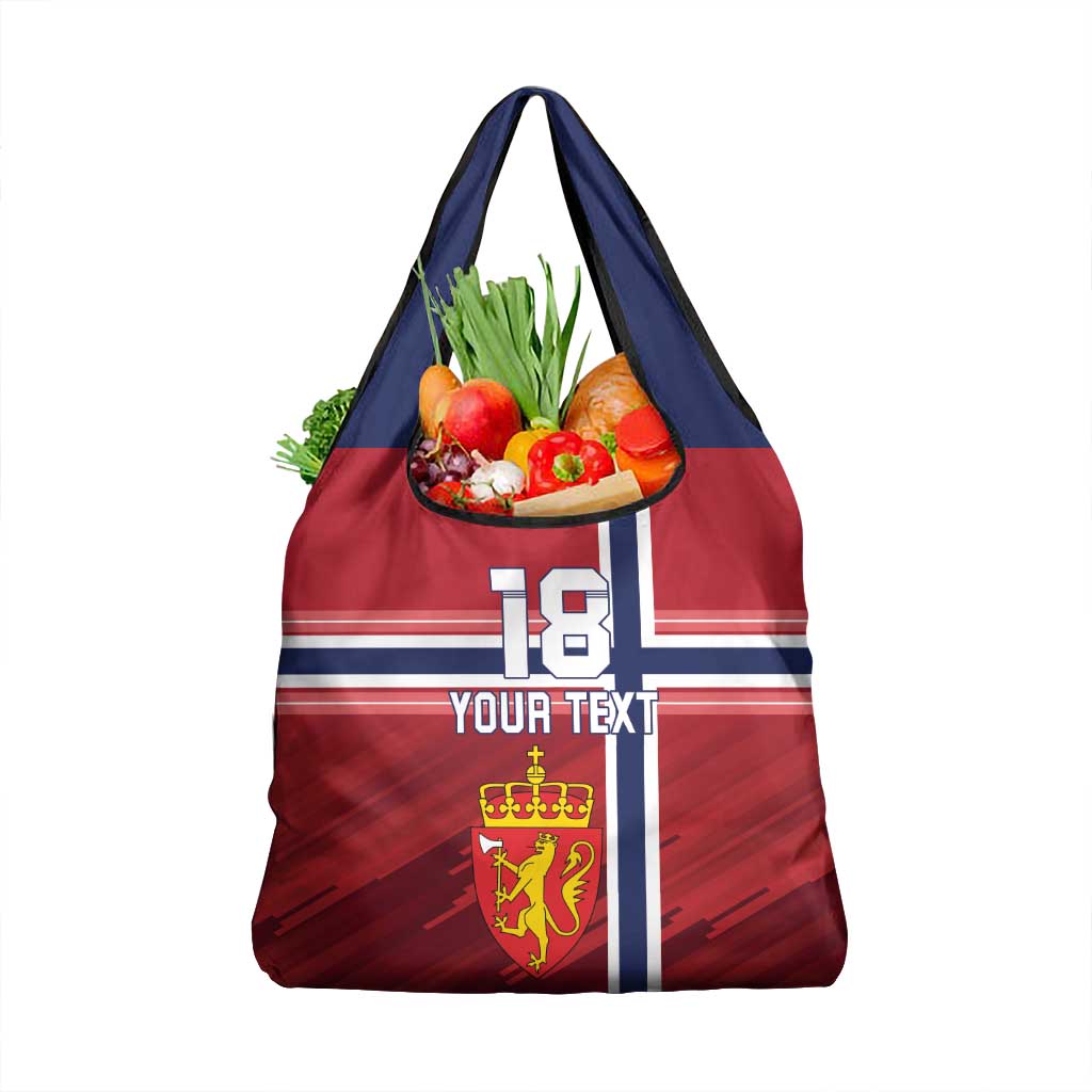Custom Norway Football Grocery Bag Norges Herrelandslag i Fotball