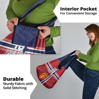 Custom Norway Football Grocery Bag Norges Herrelandslag i Fotball