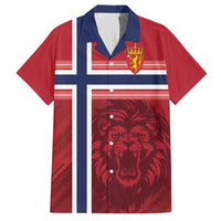 Custom Norway Football Hawaiian Shirt Norges Herrelandslag i Fotball