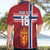 Custom Norway Football Hawaiian Shirt Norges Herrelandslag i Fotball