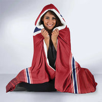 Custom Norway Football Hooded Blanket Norges Herrelandslag i Fotball