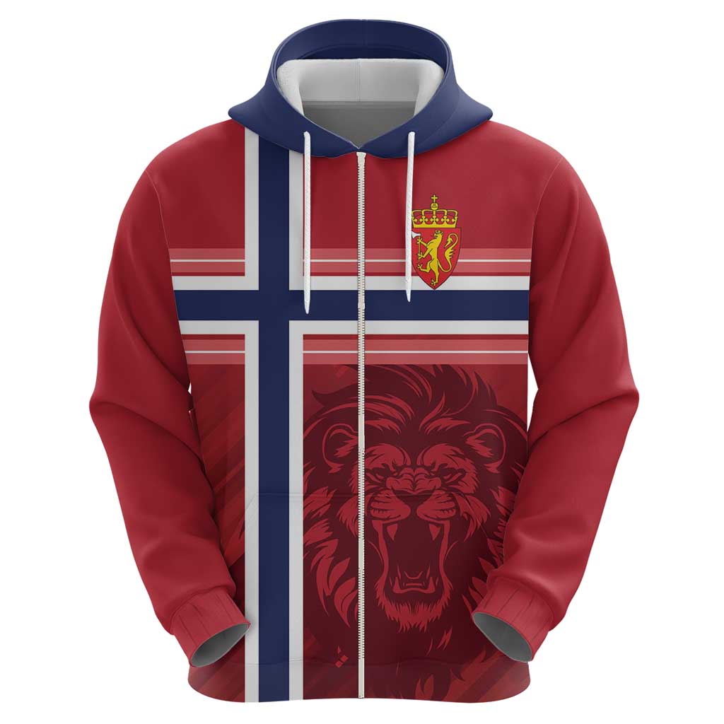 Custom Norway Football Hoodie Norges Herrelandslag i Fotball