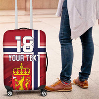 Custom Norway Football Luggage Cover Norges Herrelandslag i Fotball