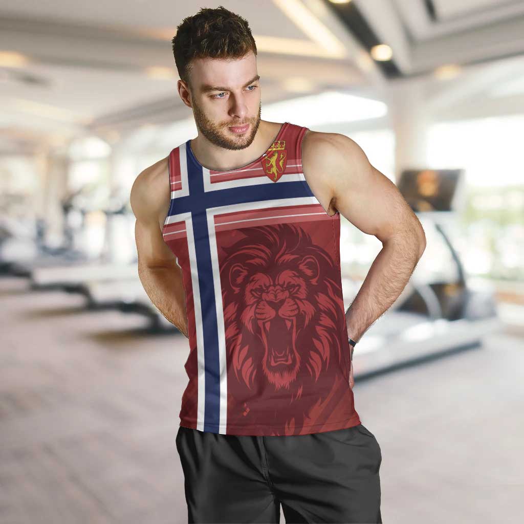 Custom Norway Football Men Tank Top Norges Herrelandslag i Fotball