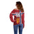 Custom Norway Football Off Shoulder Sweater Norges Herrelandslag i Fotball