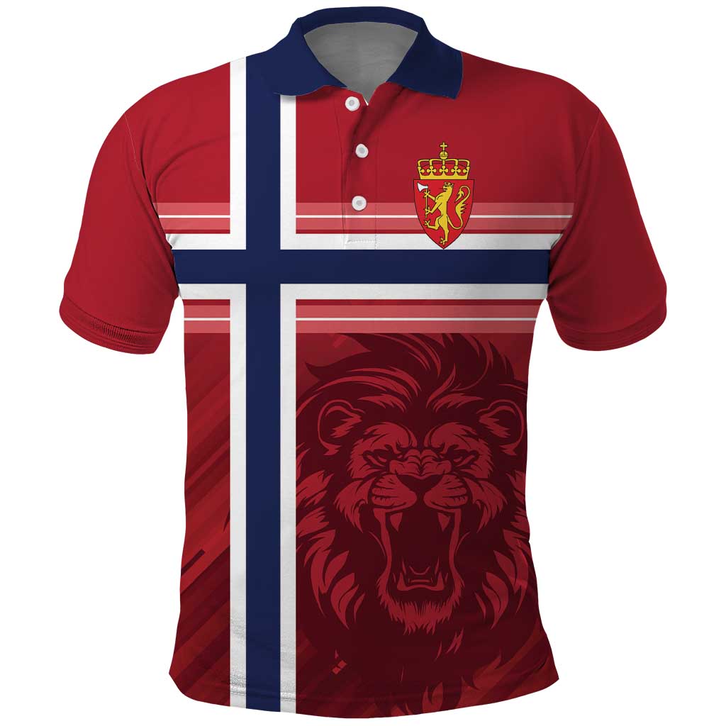 Custom Norway Football Polo Shirt Norges Herrelandslag i Fotball