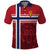 Custom Norway Football Polo Shirt Norges Herrelandslag i Fotball
