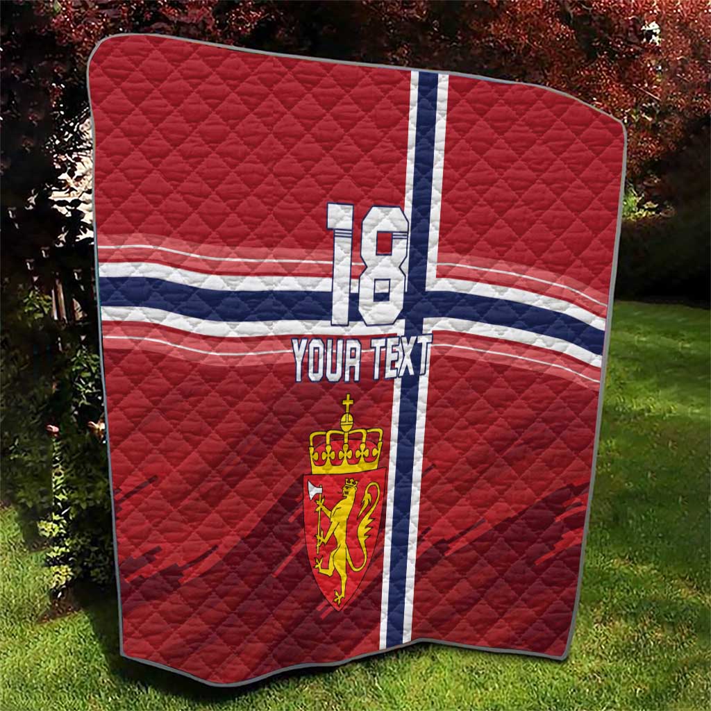 Custom Norway Football Quilt Norges Herrelandslag i Fotball