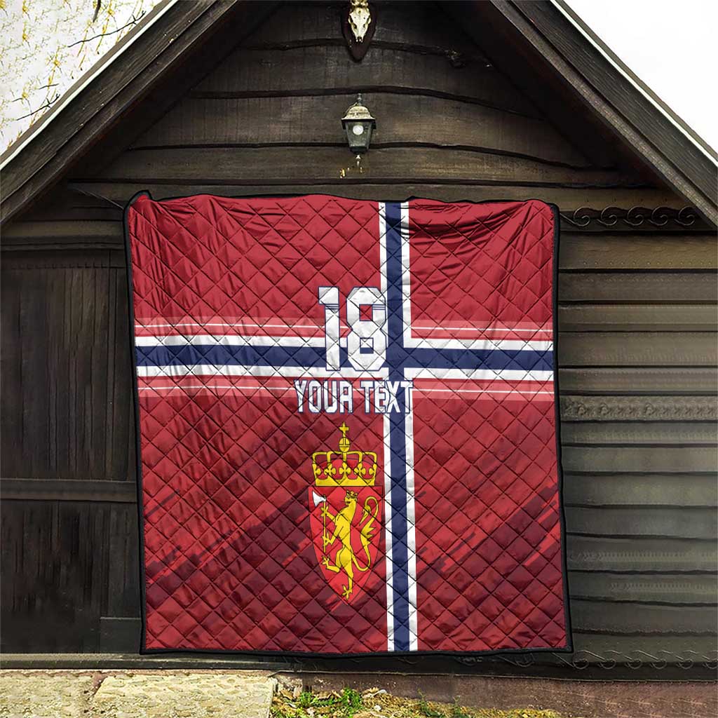 Custom Norway Football Quilt Norges Herrelandslag i Fotball