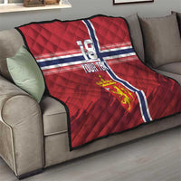 Custom Norway Football Quilt Norges Herrelandslag i Fotball