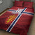 Custom Norway Football Quilt Bed Set Norges Herrelandslag i Fotball