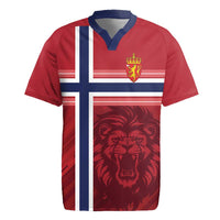 Custom Norway Football Rugby Jersey Norges Herrelandslag i Fotball