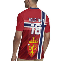 Custom Norway Football Rugby Jersey Norges Herrelandslag i Fotball