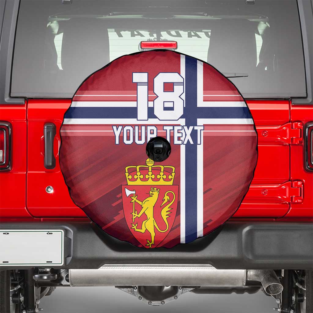 Custom Norway Football Spare Tire Cover Norges Herrelandslag i Fotball