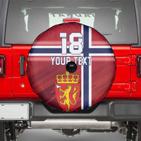 Custom Norway Football Spare Tire Cover Norges Herrelandslag i Fotball