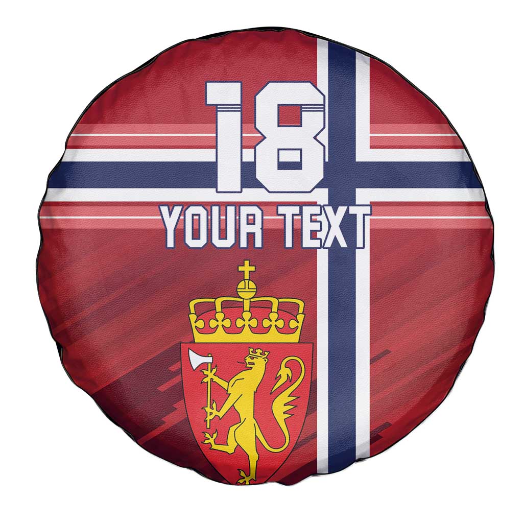 Custom Norway Football Spare Tire Cover Norges Herrelandslag i Fotball