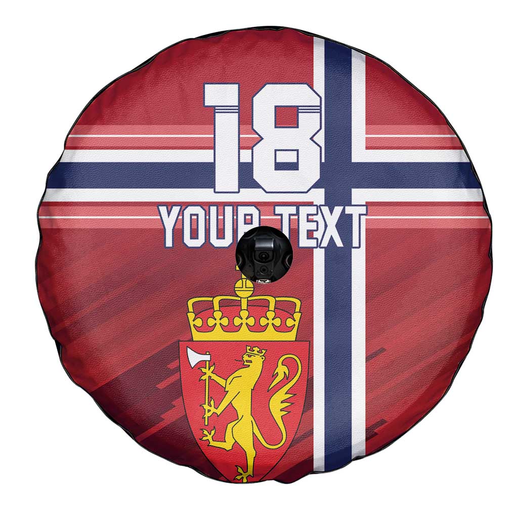 Custom Norway Football Spare Tire Cover Norges Herrelandslag i Fotball