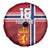 Custom Norway Football Spare Tire Cover Norges Herrelandslag i Fotball